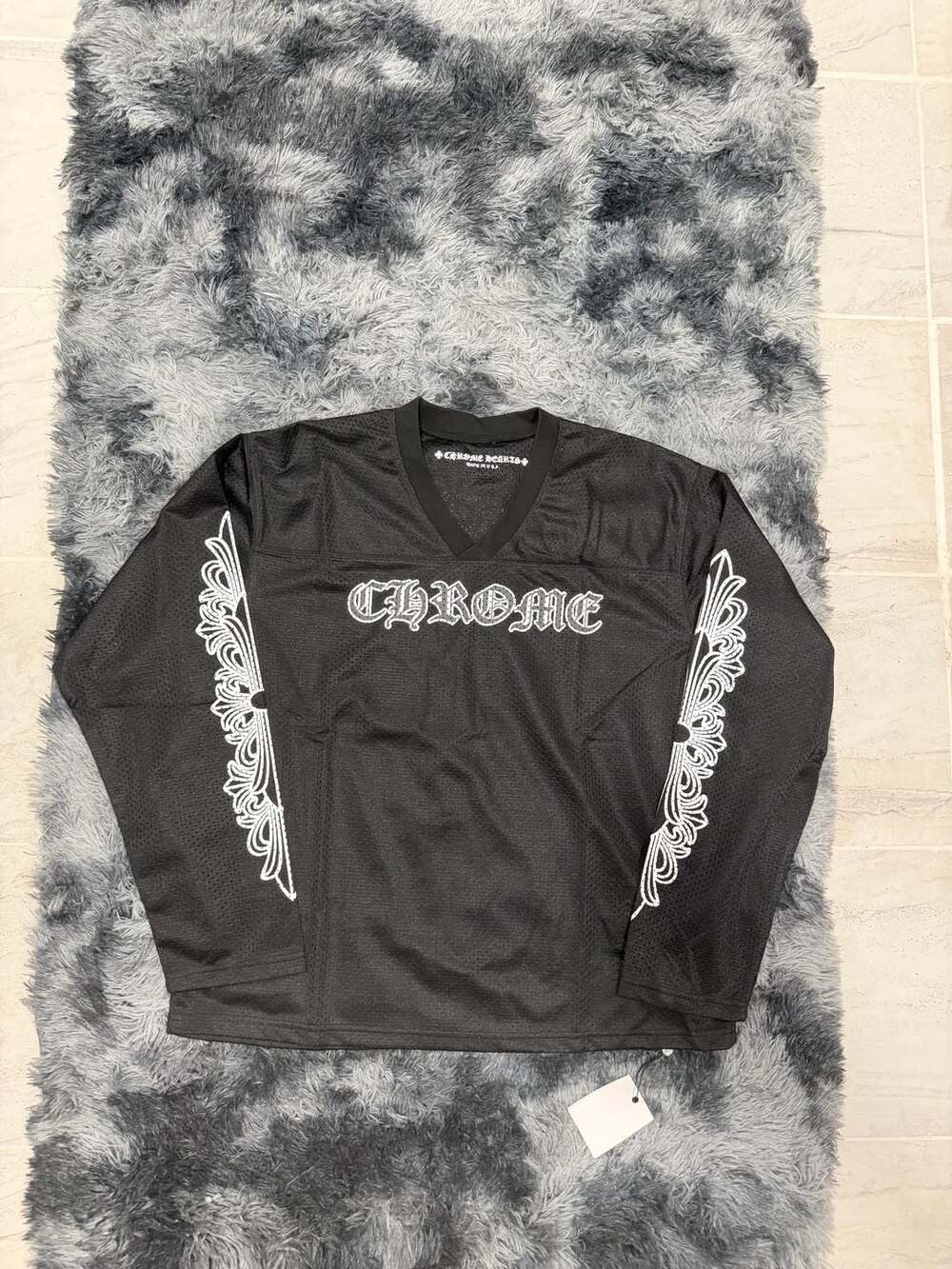 Chrome Hearts Sports Mesh Long Sleeve Warm Up Jersey